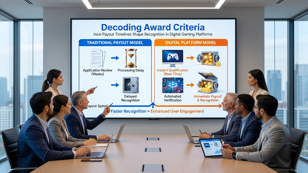 Infographic showing payout timeline data points overlaid on digital gaming platform interfaces