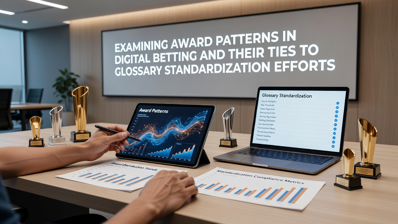 Digital betting award ceremony highlighting standardized terminology across platforms