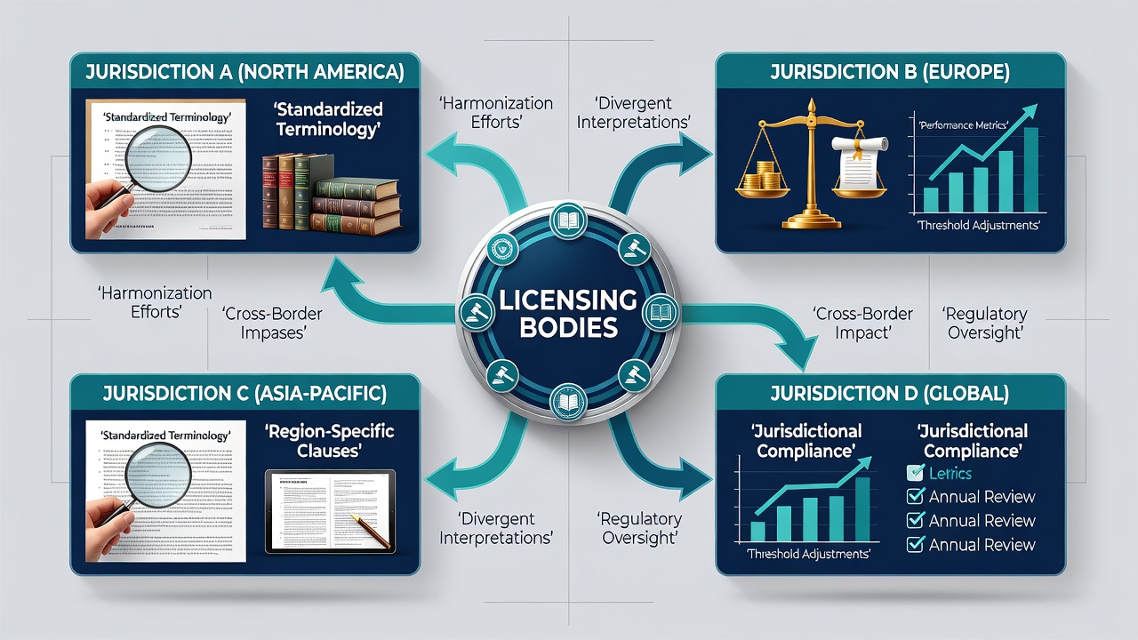 Side-by-side comparison charts of bonus eligibility rules from different global jurisdictions