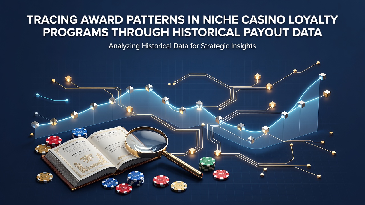Chart displaying award distribution patterns from casino loyalty program data spanning multiple years