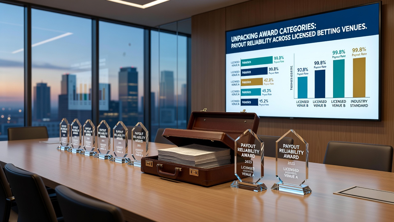 Detailed charts and regulatory documents illustrating payout metrics and award evaluation criteria